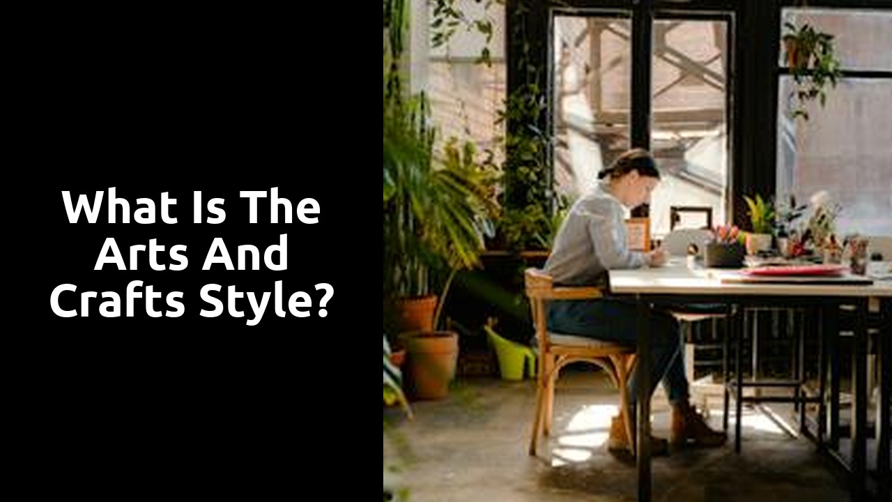 What is the arts and crafts style?